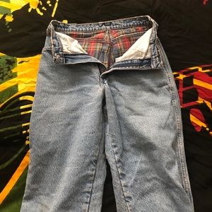 Lands End Vintage Denim Work Pants